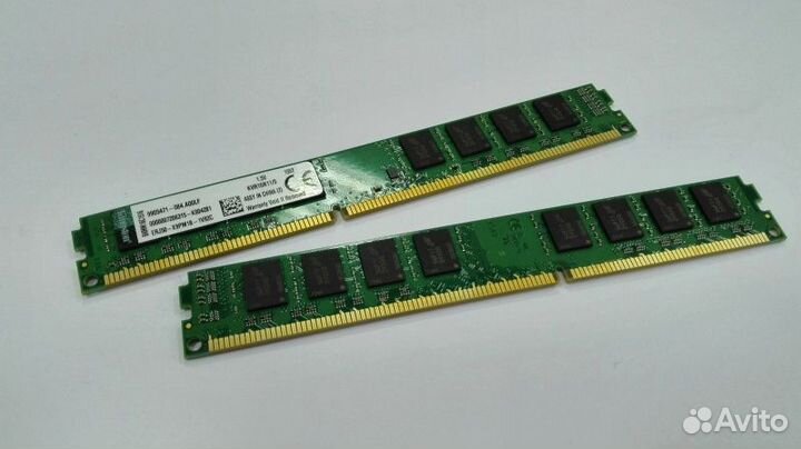 Озу 16 gb DDR3 двумя планками,1333