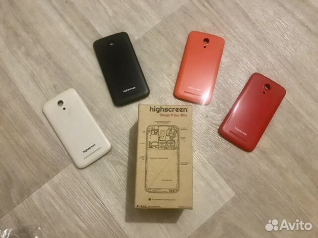 Highscreen omega prime mini задние крышки и коробк
