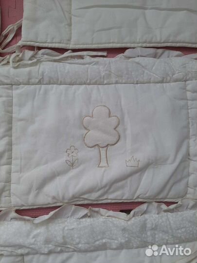 Бортики и балдахин на детскую кроватку