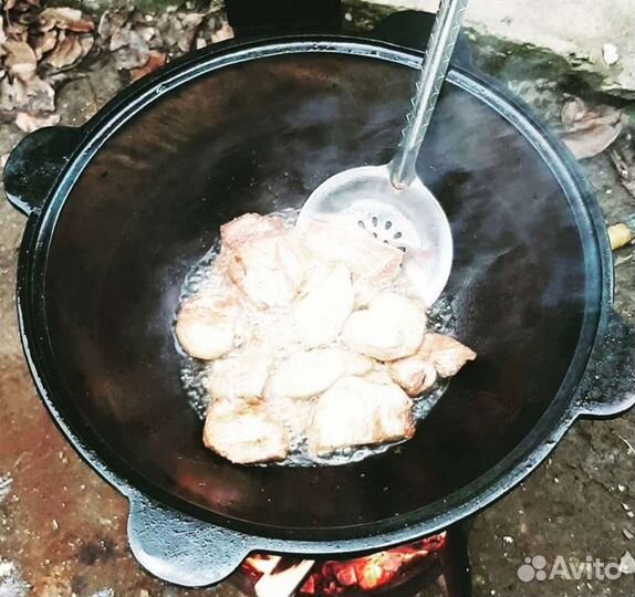 Казан чугунный отборный узбекский