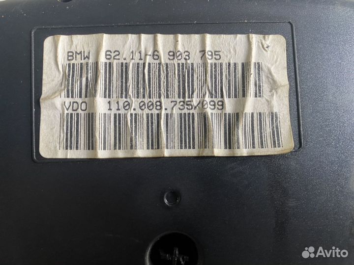 Щиток приборов на BMW E39