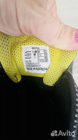 Ecco зимние детские ботинки 34