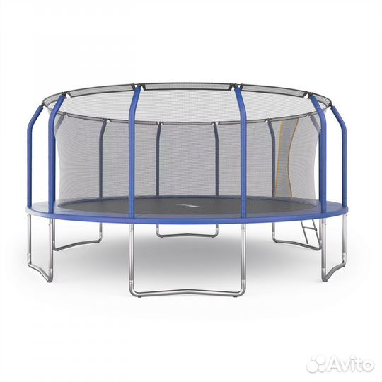 Батут unix Line supreme basic 16 ft (blue)