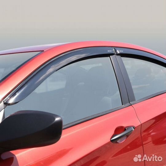 Дефлекторы окон (Ветровики) 4 шт hyundai SOL