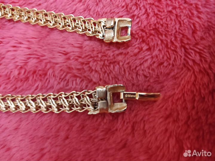 Пояс женский золотой Monet (браслет, колье)