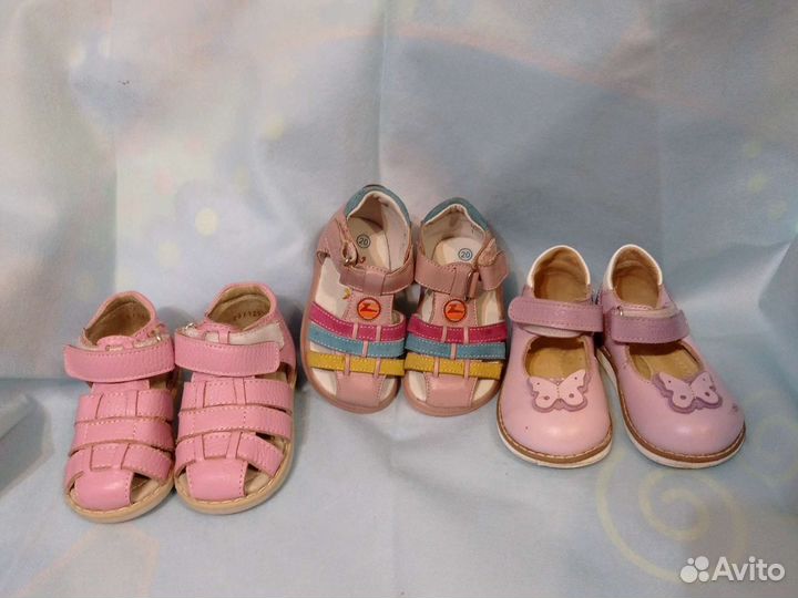 Босоножки для девочки 20 размер