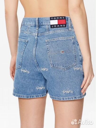 Шорты джинсовые женские Tommy Jeans MomDenimShort