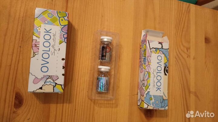 Линзы контактные цветные красные