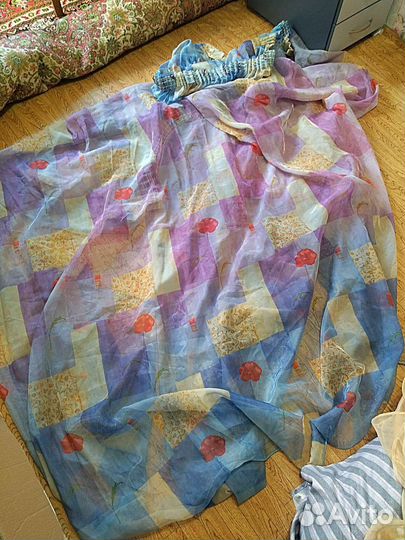 Тюль комнатная большая