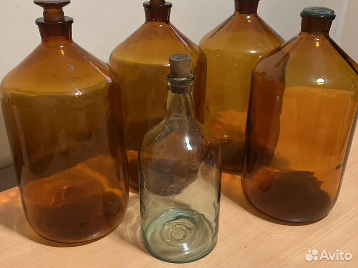 Бутыль стеклянная СССР