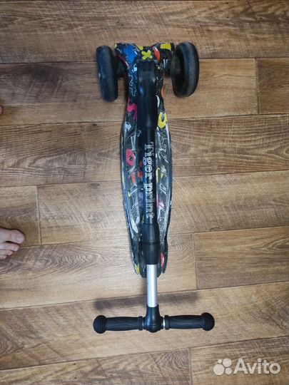 Самокат трехколесный детский TechTeam Tiger print