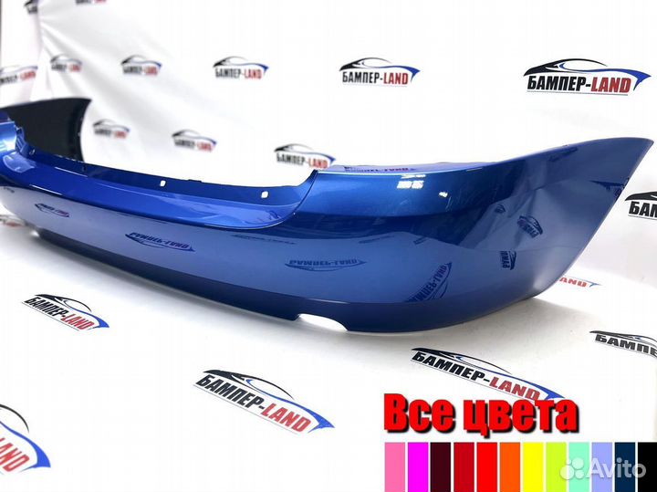 Бампер задний ваз 1118 седан новый влюбой цвет