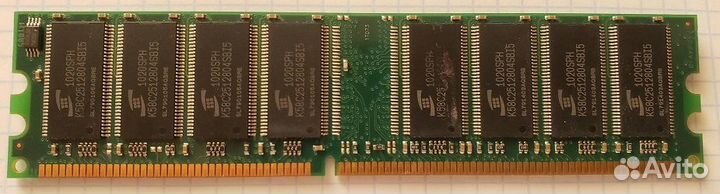 Оперативная память Kingston 1Gb DDR1 PC-3200