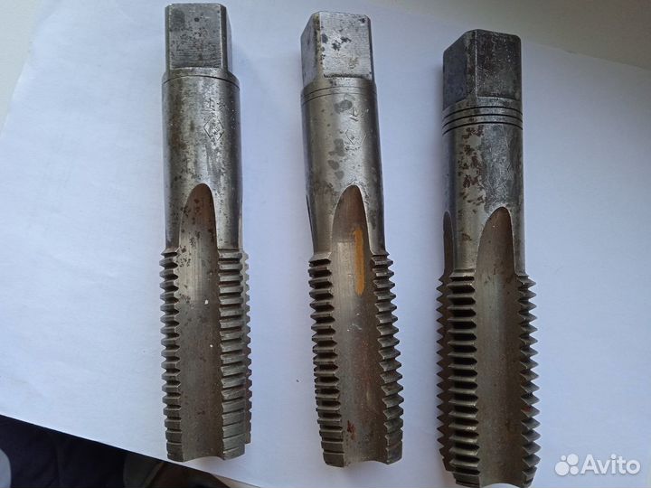 Метчики метрические и трубные, сделано в СССР