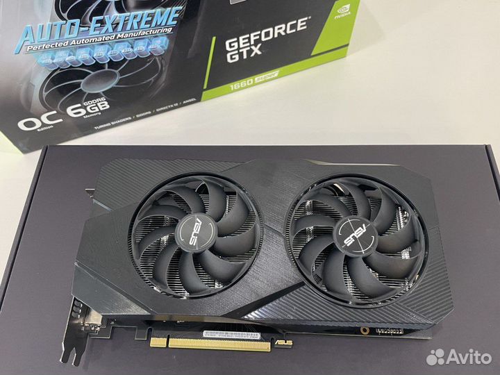 Видеокарта gtx 1660 super Asus EVO на Гарантии