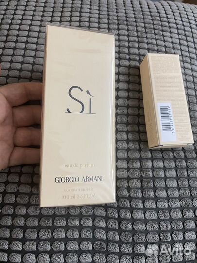 Армани SI, Парфюмерная вода, спрей 100 мл+15мл