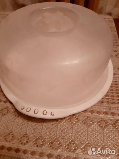 Талелка и крышка для микроволновки