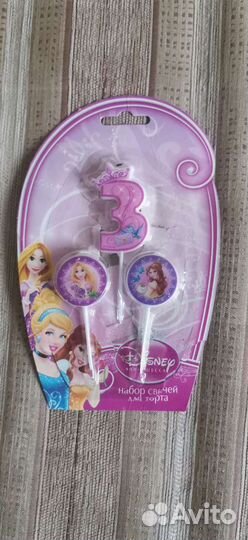 Свечи на торт цифра 3 на день рождения