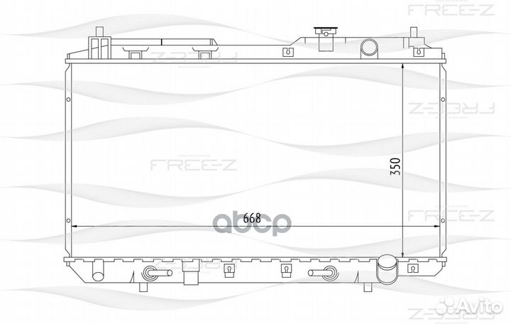 Радиатор KK0239 free-Z
