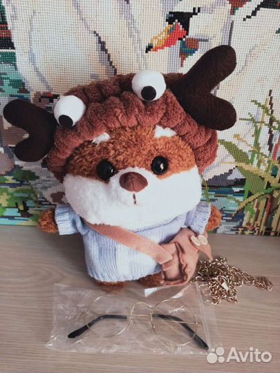 Новая Игрушка собака Шиба-ину Лалафанфан (сумочка)