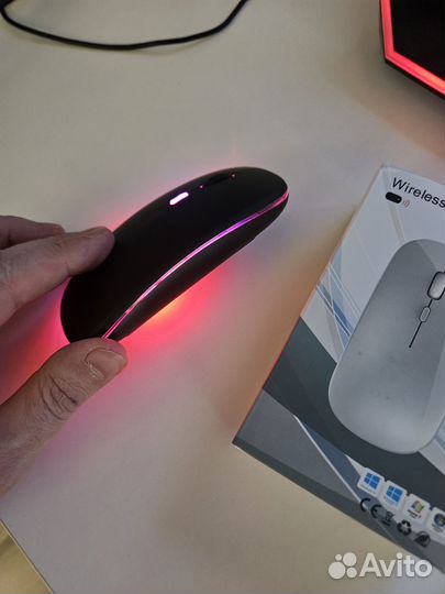 Красивая мышь Wireless Mouse беспроводная аккумуля