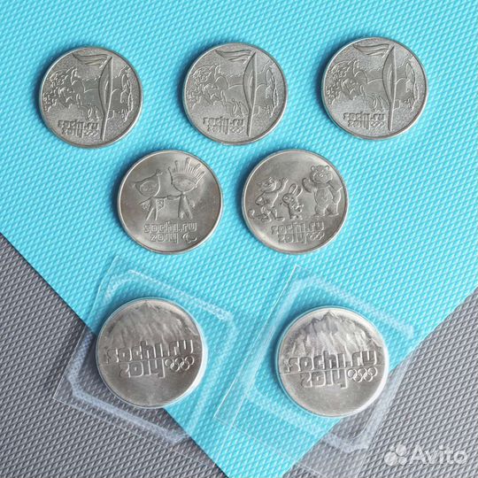 Юбилейные монеты, Олимпиада 1980 г. и 2014 г