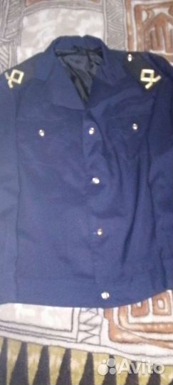 Офисная военная форма синяя