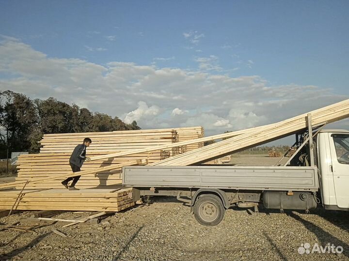 Доска обрезная 25х100х3000 мм, т/у