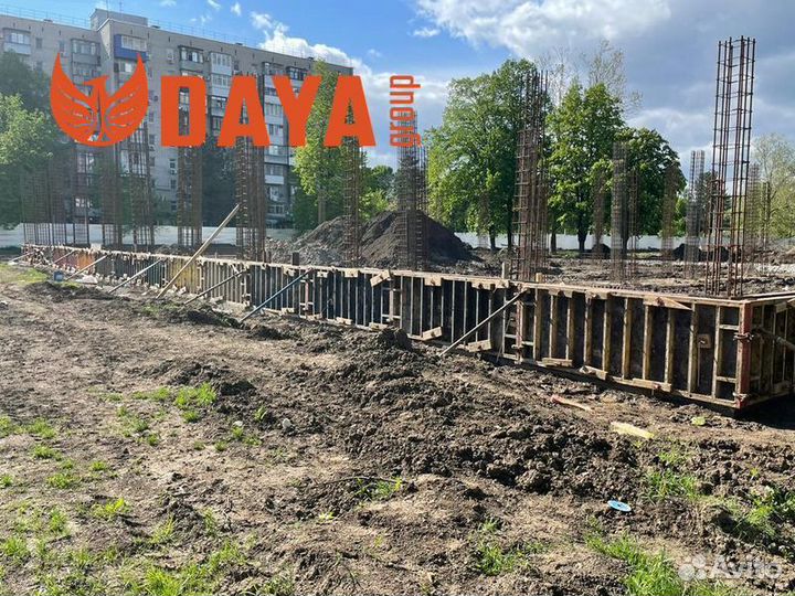 Опалубка для фундамента