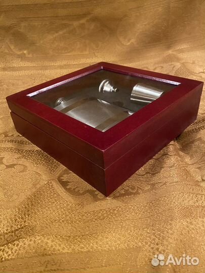 Подарочный набор (фляга, воронка и 2 стаканчика)