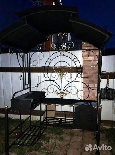 Беседка с мангалом