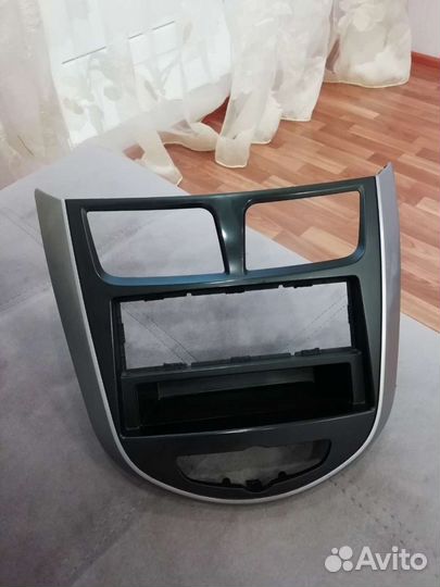 Рамка для магнитолы hyundai solaris