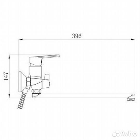 Osgard 86223 Смеситель для ванны