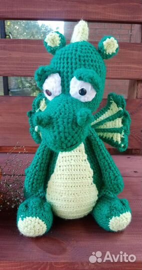 Дракон амигуруми