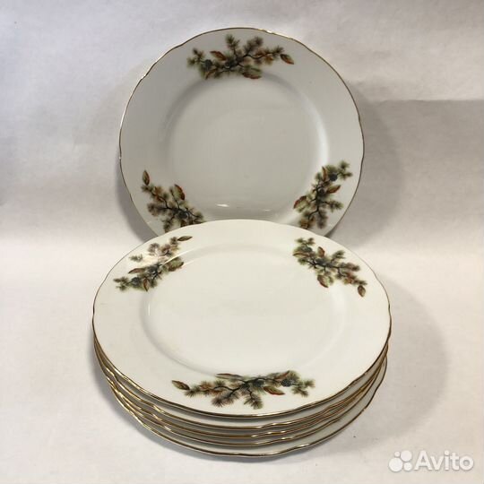 Тарелки плоские шишки Япония