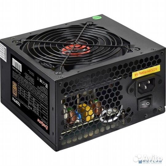 Exegate EX282154RUS-OEM Блок питания 700W ExeGate 80 plus Bronze 700PPH-OEM (ATX, apfc, кпд 89% (80