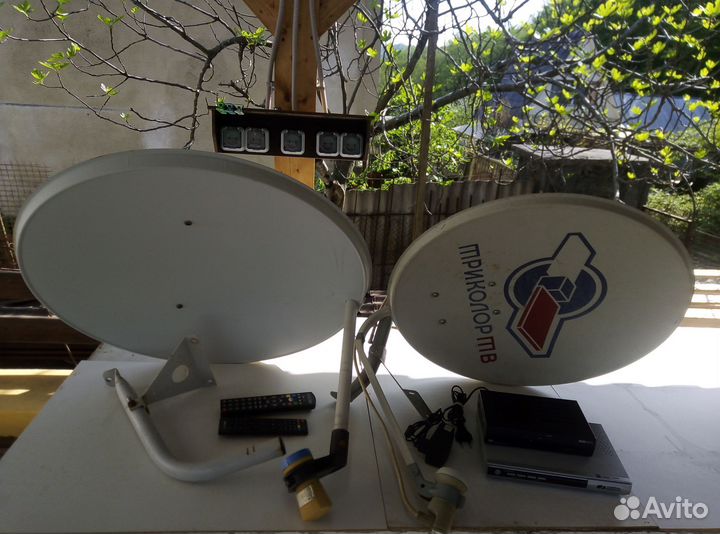 Спутниковая антена, ресивер