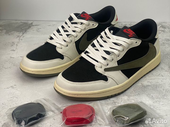 Travis Scott X Air Jordan 1 Retro Low OG Olive S