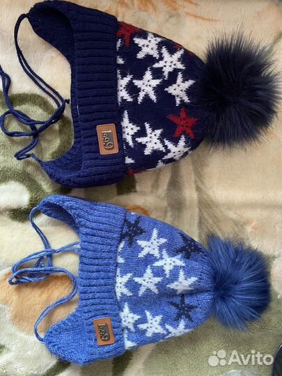 Шапки для двойняшек