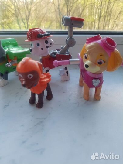 Игрушки щенячий патруль 7шт