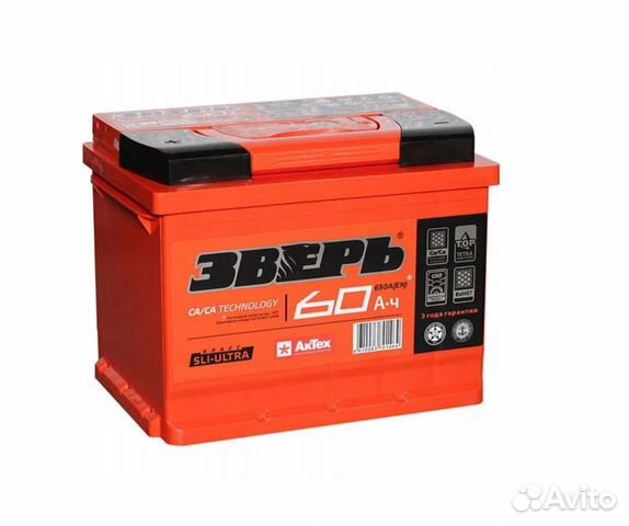 Аккумулятор Зверь 60