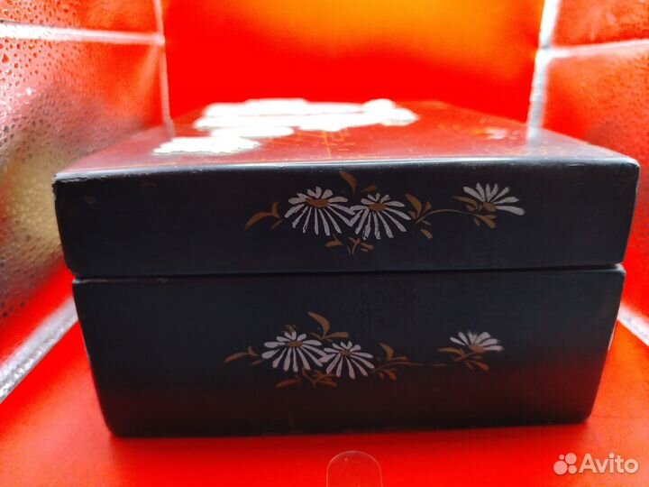 Шкатулка япония пермалутр кость