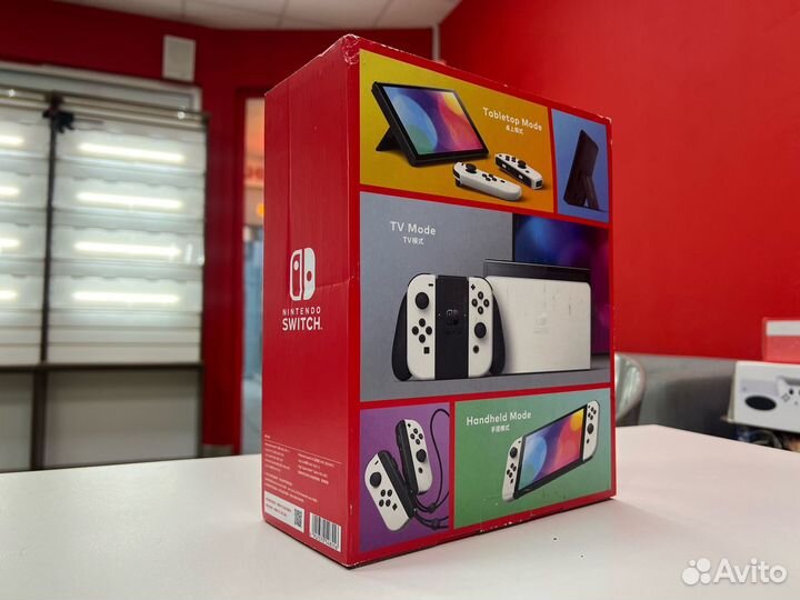 Nintendo Switch Oled White. Идеал