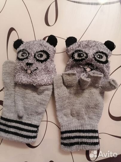 Перчатки зимние детские 6 лет