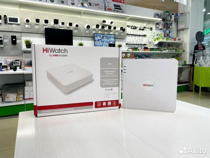 Комплект iP видеонаблюдения HiWatch