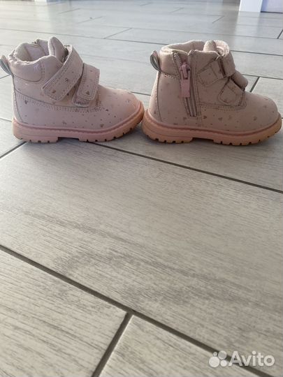 Ботинки для девочки демисезонные 21