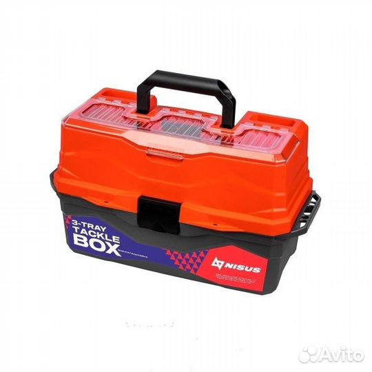 Ящик для снастей Tackle Box трехполочный nisus ора