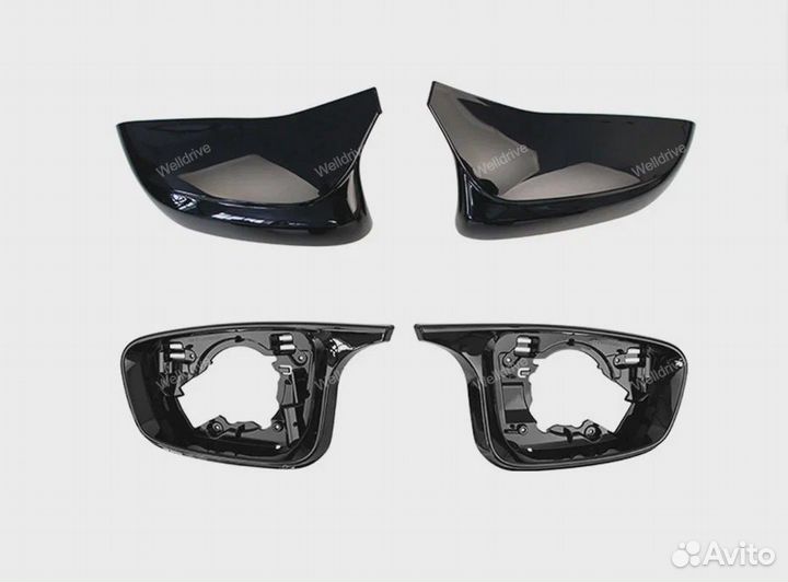 Корпуса зеркал BMW 3 G20 G21 BMW 4 G23 черные