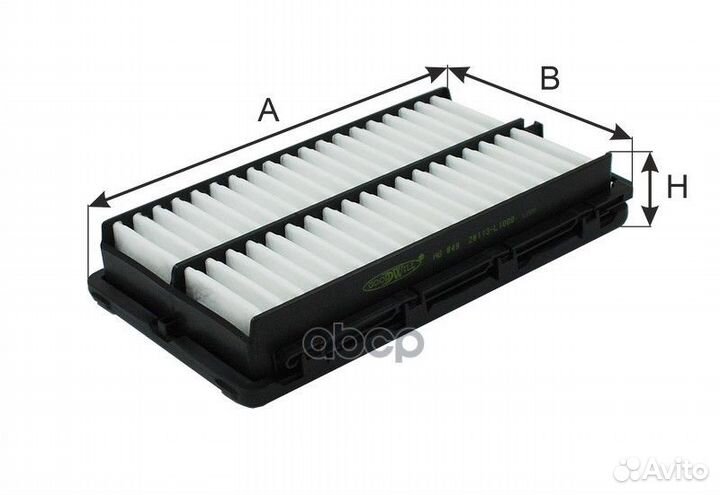 Фильтр воздушный hyundai sorento IV (MQ4), sonata