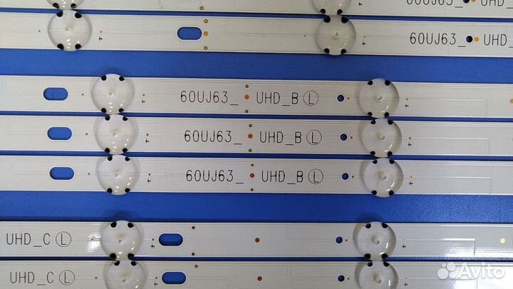 0095 Светодиоды подсветка Lg 60UJ63